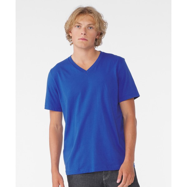 T-shirt unisex in jersey con scollo a V - cod. RWCV009