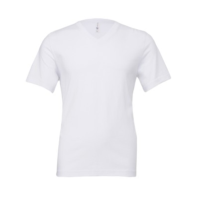 T-shirt unisex in jersey con scollo a V T-shirt unisex in jersey con scollo a V