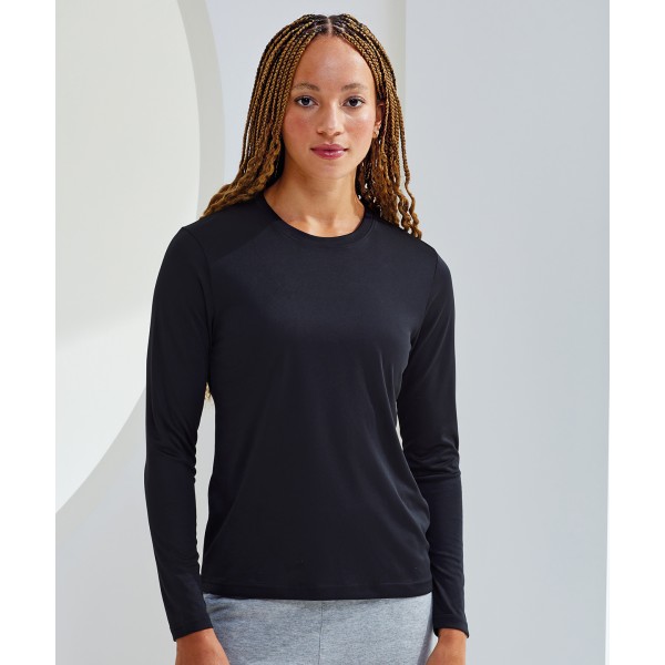 T-shirt da donna a maniche lunghe TriDri® ad alte prestazioni - cod. RWTR060