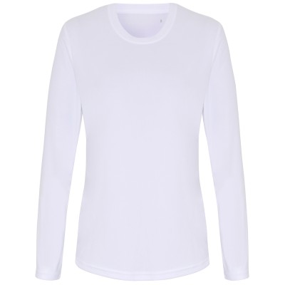 T-shirt da donna a maniche lunghe TriDri® ad alte prestazioni