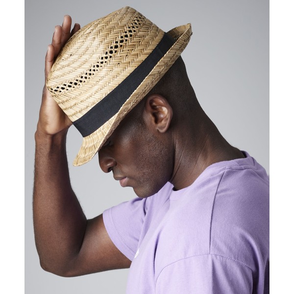 Trilby estivo in paglia - cod. RWBC730