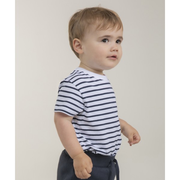 T-shirt a righe a manica corta - cod. RWLW27T