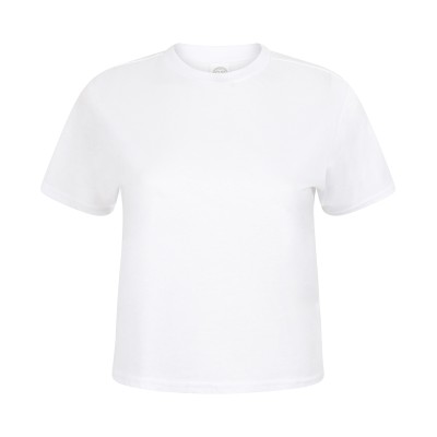 T-shirt corta e squadrata da donna