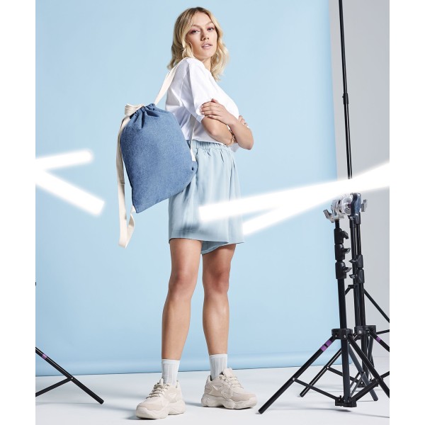 Zaino da ginnastica in denim - cod. RWBG642