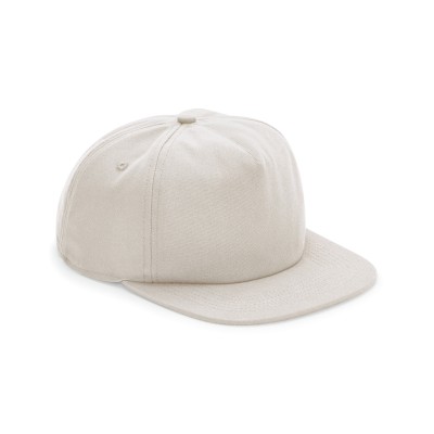 Cappellino destrutturato a 5 pannelli in cotone biologico