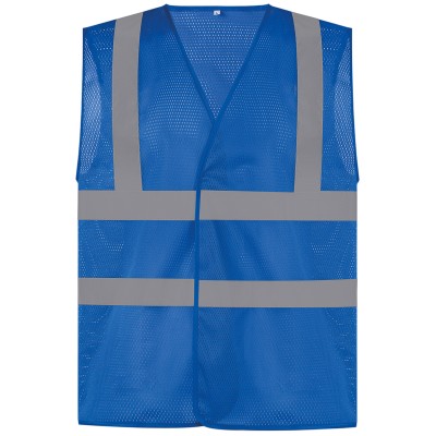 Gilet a 2 bande e bretelle in maglia aperta Top Cool (HVW120)