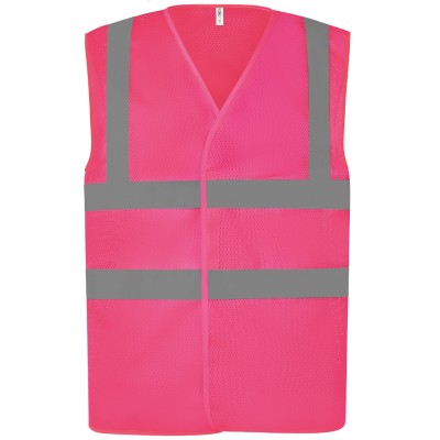 Gilet a 2 bande e bretelle in maglia aperta Top Cool (HVW120)