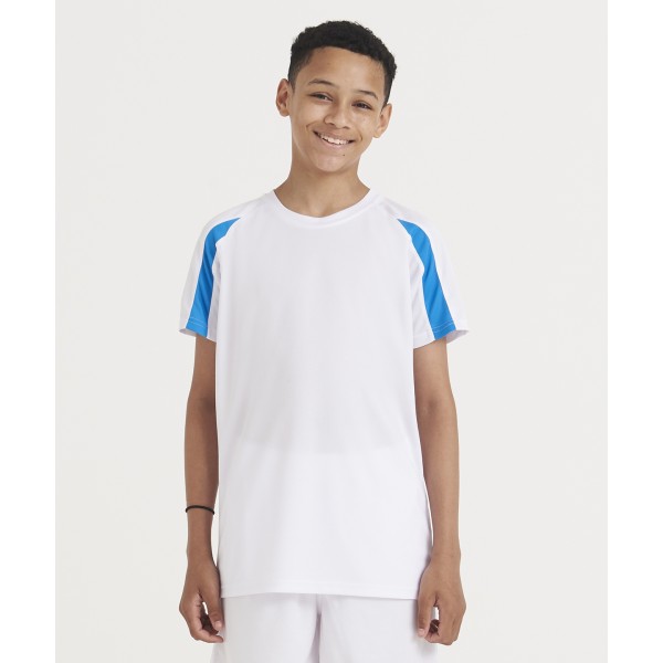 T-shirt a contrasto per bambini - cod. RWJC03J