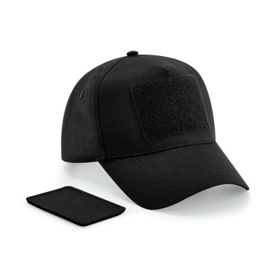 Cappellino a 5 pannelli con toppa rimovibile Cappellino a 5 pannelli con toppa rimovibile