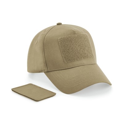 Cappellino a 5 pannelli con toppa rimovibile Cappellino a 5 pannelli con toppa rimovibile