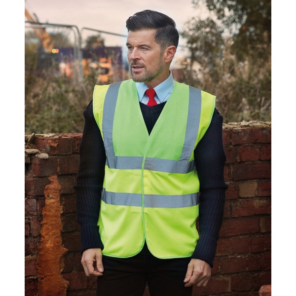 Gilet ad alta visibilità con 2 bretelle (HVW100) - cod. RWYK001