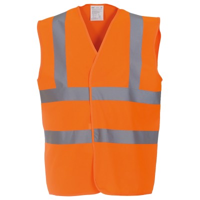 Gilet ad alta visibilità con 2 bretelle (HVW100)