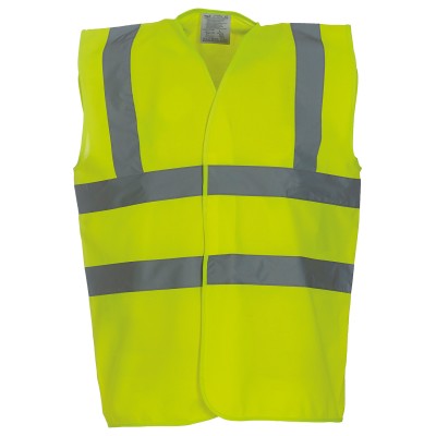 Gilet ad alta visibilità con 2 bretelle (HVW100)
