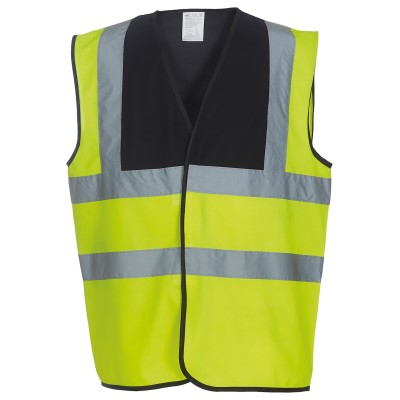 Gilet ad alta visibilità con 2 bretelle (HVW100)