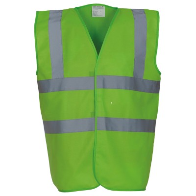 Gilet ad alta visibilità con 2 bretelle (HVW100)