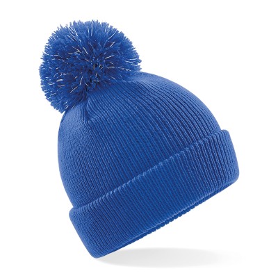 Berretto riflettente con pompon Junior