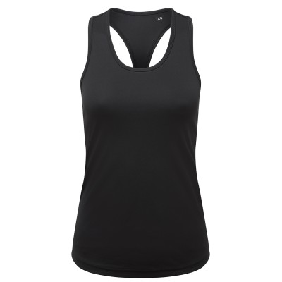 Gilet da donna TriDri® riciclato aderente con schienale incrociato