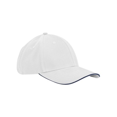 Cappellino classico EarthAware® in cotone biologico a 6 pannelli – visiera sandwich Cappellino classico EarthAware® in cotone biologico a 6 pannelli – visiera sandwich