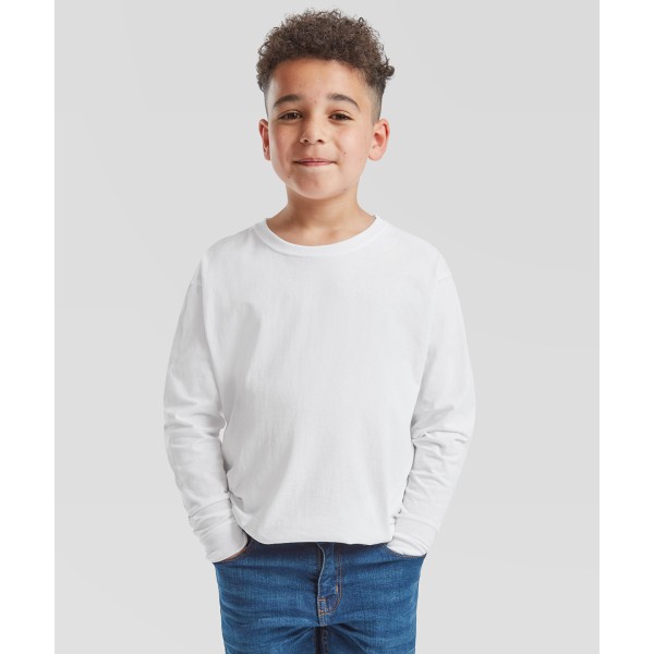T-shirt a maniche lunghe per bambini Valueweight - cod. RWSS007