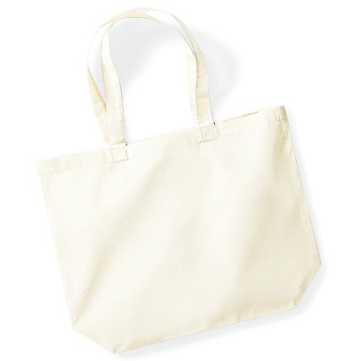 Maxi tote in cotone biologico premium