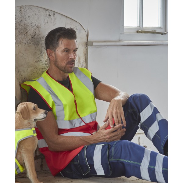 Gilet bicolore ad alta visibilità (HVW122) - cod. RWYK107