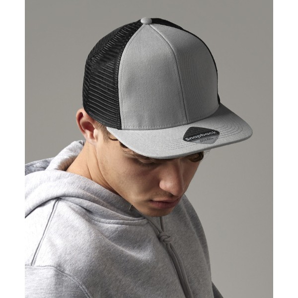 Trucker originale a 6 pannelli con visiera piatta - cod. RWBC664