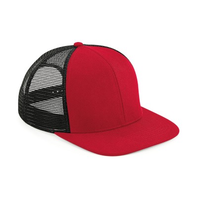 Trucker originale a 6 pannelli con visiera piatta