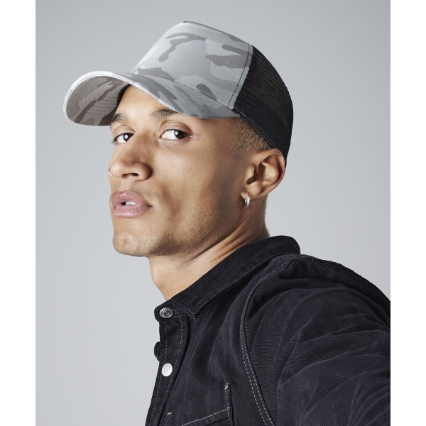 Berretto da camionista snapback mimetico - cod. RWBC694