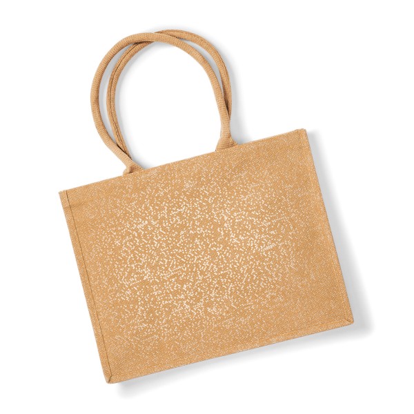 Borsa shopper in juta scintillante - cod. RWWM437