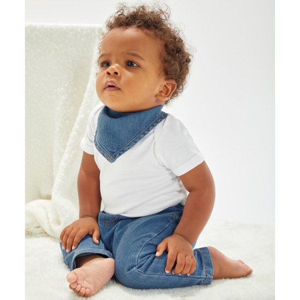 Bavaglino bandana in denim Baby Rocks - cod. RWBZ055