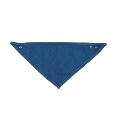Bavaglino bandana in denim Baby Rocks