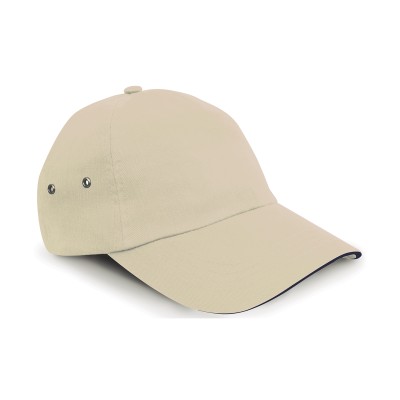 Cappellino in cotone felpato a 5 pannelli per stampanti