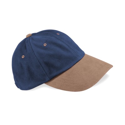 Cappellino in cotone spazzolato pesante a basso profilo