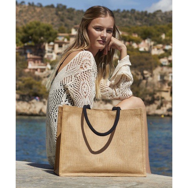 Shopper classica in juta - cod. RWWM407