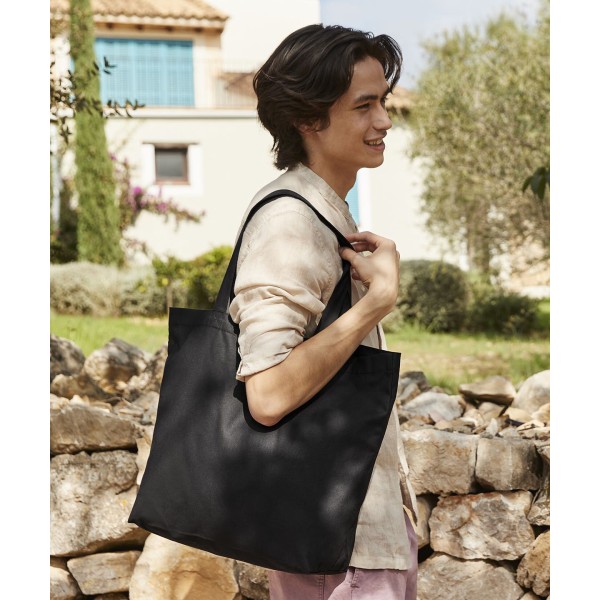 Maxi tote in cotone riciclato - cod. RWWM925