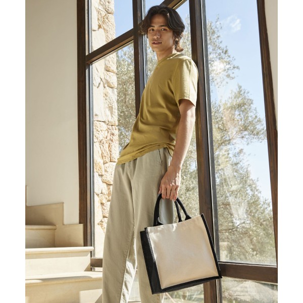 Borsa tote midi in juta per stampanti - cod. RWWM421