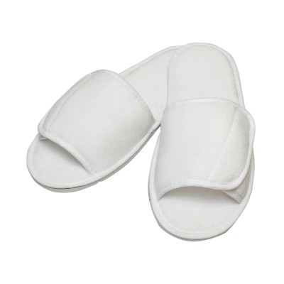 Pantofole aperte con cinturino a strappo