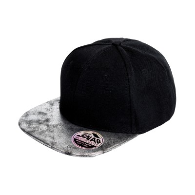 Cappellino snapback con visiera piatta e glitter Bronx Cappellino snapback con visiera piatta e glitter Bronx