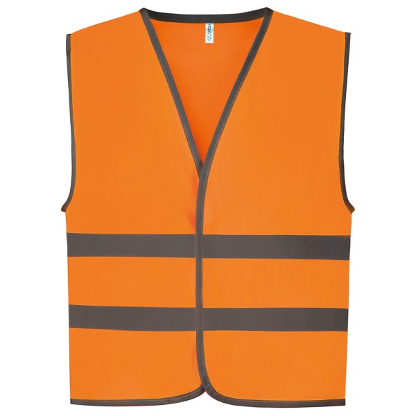 Gilet per bambini con bordo riflettente ad alta visibilità (HVW102CH) - cod. RWYK102