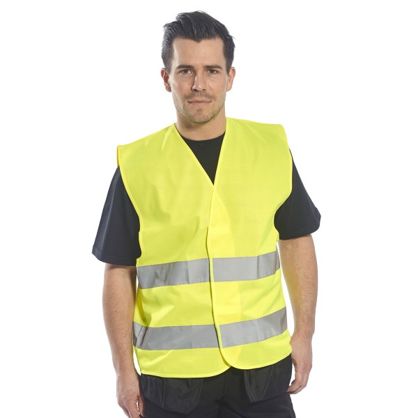 Gilet ad alta visibilità a due bande (C474) - cod. RWPW333