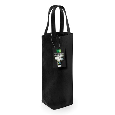 Borsa per bottiglie in cotone Fairtrade Borsa per bottiglie in cotone Fairtrade