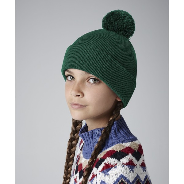 Berretto originale con pompon Junior - cod. RWB426B