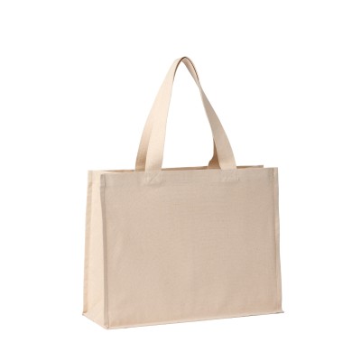 Shopper stand-up in tela riciclata di alta qualità