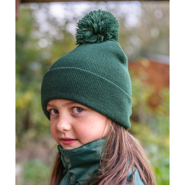 Berretto con pompon Junior - cod. RWRC28J