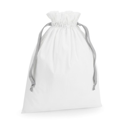 Sacchetto regalo in cotone con coulisse in nastro Sacchetto regalo in cotone con coulisse in nastro
