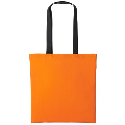 Borsa shopper Varsity in cotone con manico lungo