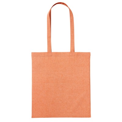 Shopper in cotone riciclato con manico lungo