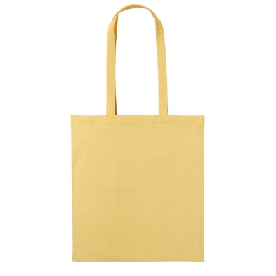 Shopper in cotone riciclato con manico lungo Shopper in cotone riciclato con manico lungo