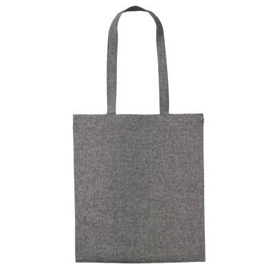Shopper in cotone riciclato con manico lungo Shopper in cotone riciclato con manico lungo