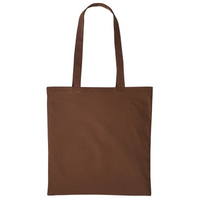 Shopper in cotone con manico lungo